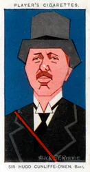 Sir Hugo Cunliffe-Owen, brittisk affärsman, 1926.