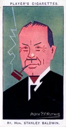 Stanley Baldwin, 1:e Earl Baldwin, brittisk premiärminister, 1926.