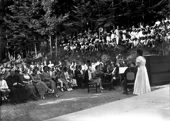 Villa Rosa Maltoni Mussolini: konsertföreställning för elevernas familjer (s/v foto)