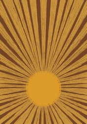 Varm retro-sunburst