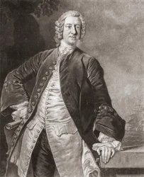 Amiral Edward Boscawen. Porträtt.