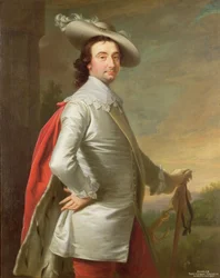 Porträtt av Charles, 3:e Viscount Townshend