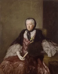 Porträtt av fru Mary Martin, 1761