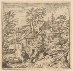 Hamlet på en bergssida