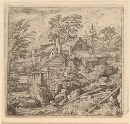Hamlet på en bergssida