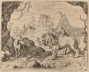 Reynard lovar att avslöja den dolda skatten, förmodligen ca. 16451656.