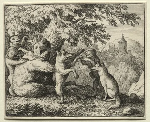 Reynard räven: Reynard utrustad för sin pilgrimsfärd.