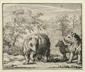 Reynard the Fox: The Freeing of the Wolf and the Bear.