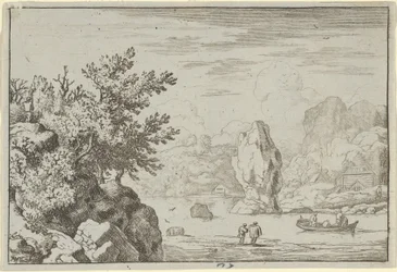 Klippan mitt i floden, 1600-talet.