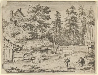 De tre stugorna, 1600-talet.