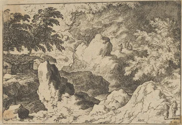 The Three Men on the Rock, 1600-talet.