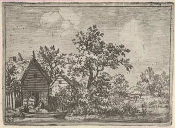 The Two Barrels before a Hut, 1600-talet.