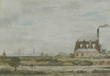 Wolverhampton - South View: akvarellmålning, och [c 1830]
