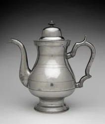 Tekanna, c. 1829-1842 (britannien metal)