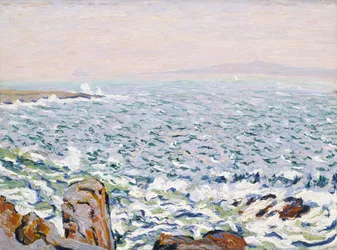 Surf Breaking, Cranberry Island, 1913.