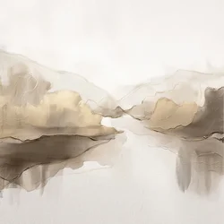 Abstrakt gyllene landskap
