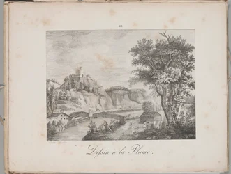 Litografins konst: Landeck in Tirol, tavla III