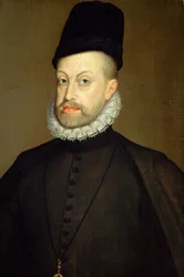 Porträtt av Filip II 1527-1598, kung av Spanien och Portugal, 1568