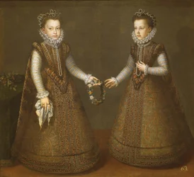 Spädbarnen Isabel Clara Eugenia och Catalina Micaela