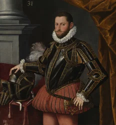 Porträtt av ärkehertig Ernest av Österrike 1553-1595, ca. 1580