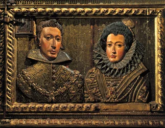 Porträtt av Filip II, relief