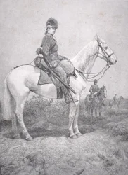 Henry Lee 1780, illustration från Harper