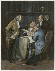 Utarbetande av självständighetsförklaringen 1776