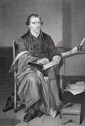 Porträtt av Patrick Henry (1736-99)