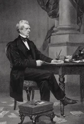 Porträtt av William Henry Seward (1801-72)