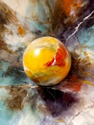 Färgglad kosmisk sfär