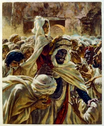 Illustration av Dinet från "Mirages" Scener av det arabiska livet. 1906. Mirages, Scénes De La Vie Arab illustrerades av Etienne Dinet med kommentarer av Silman Ben Ibrahim Bamer. Nasreddine Dinet föddes som Alphonse-Étienne Dinet; (1861-1929) var en frans