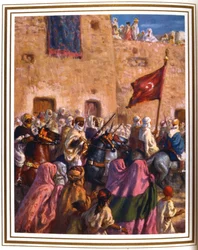 Avresa till Jihad eller det heliga kriget, 1918