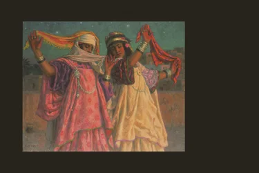 Scarfdansen (olja på duk)