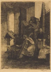 Kören i en spansk kyrka (La choeur d