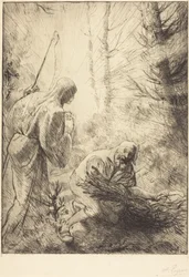 Döden och vedhuggaren, 2:a planschen