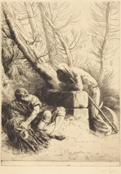 Döden och skogshuggaren, 4:e plåten (La mort et le bucheron)