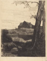 Farm with Large Tree (Gården med det stora trädet)