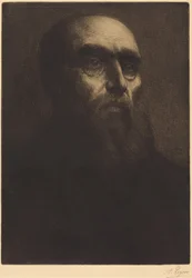 En mans huvud (Tête d