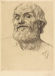 En mans huvud (Tête d