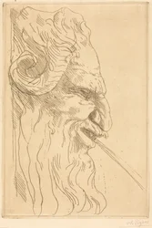 Huvud av en satyr