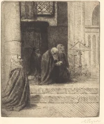 Interiör av en kyrka (Interieur d