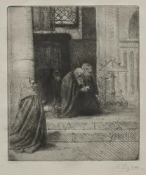 Interiör av en kyrka