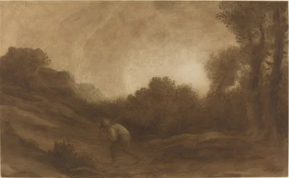 Landskap, kväll.