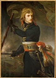 Le General Bonaparte a Arcole (olja på duk)
