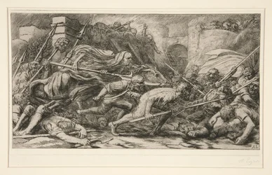 Le Triomphe de la Mort: Apres le Combat (Dödens triumf: efter slaget)