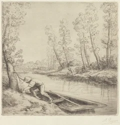 Morgon längs floden