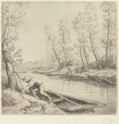 Morgon längs floden