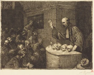 Kurs i frenologi, 2:a plåten (Le cours de phrenologie)