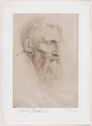 Porträtt av Auguste Rodin