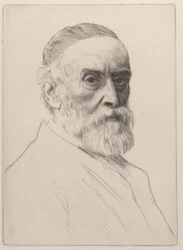 Porträtt av George Frederic Watts, 1879.
